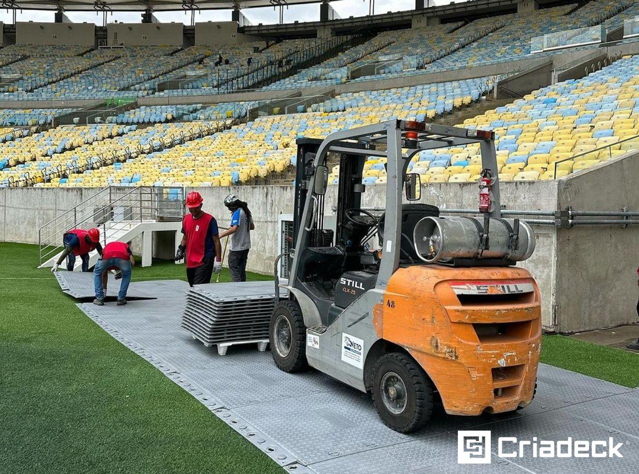 Piso Criadeck Ultra no Paul McCartney - Got Back 2023: Inovação e Segurança no Maracanã.